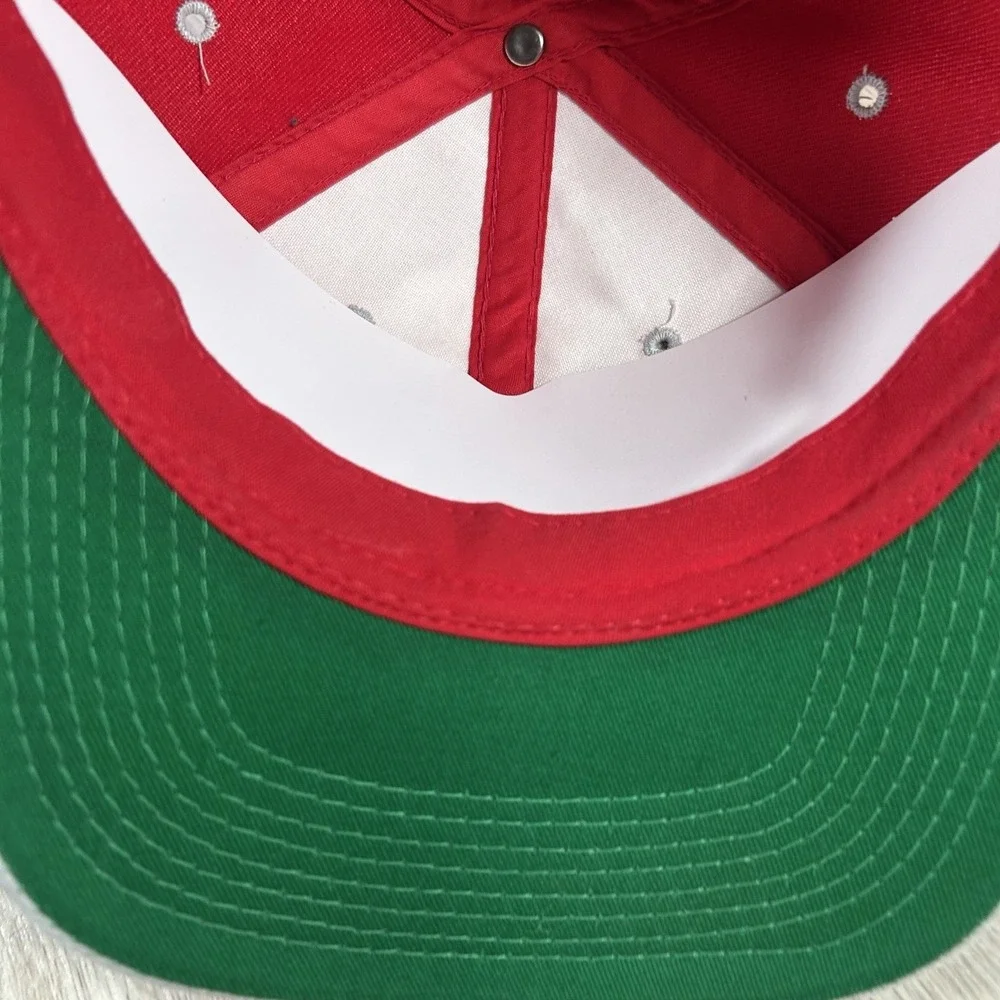 VTG Ohio State Buckeyes Fitted 7 1/8 Hat College Signatures Youngan Red Cap